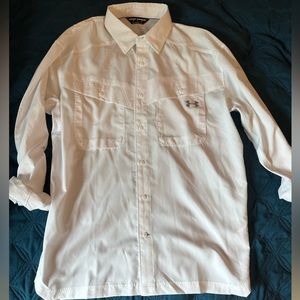 Under Armour tide chaser fishing/outdoor long sleeve button up.